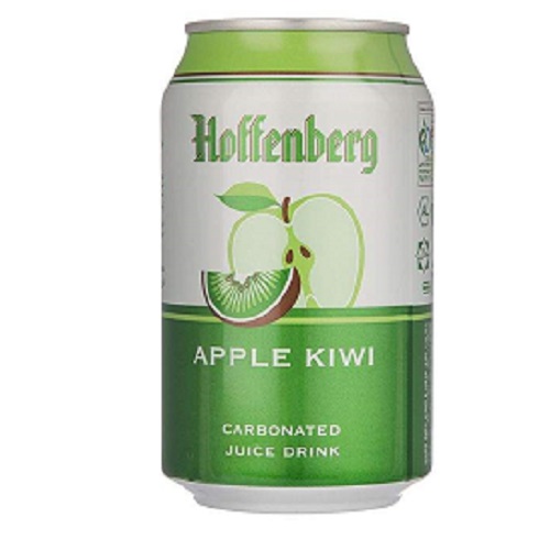 نوشیدنی گازدار سیب کیوی هوفنبرگ - 330 سی سی