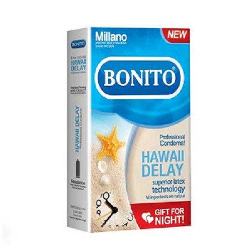 کاندوم تاخیری Hawaii Delay بونیتو - بسته 6 عددی