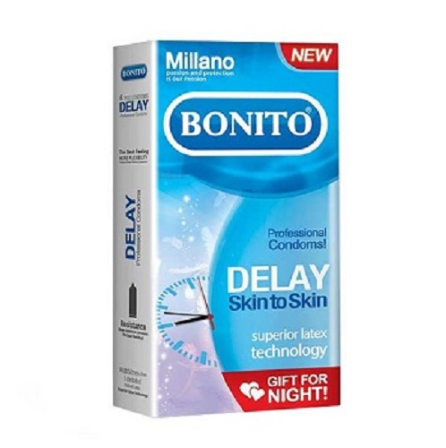 کاندوم تاخیری Delay بونیتو - بسته 6 عددی