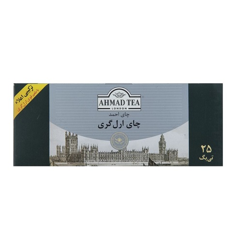 چای ارل گری احمد - بسته 25 عددی