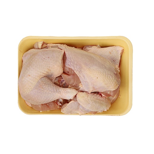 مرغ گرم چهار تکه - وزن اولیه مرغ حدود 2000 گرم