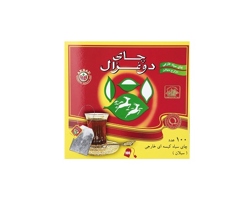 چای سیاه خارجی دوغزال - بسته 100 عددی 
